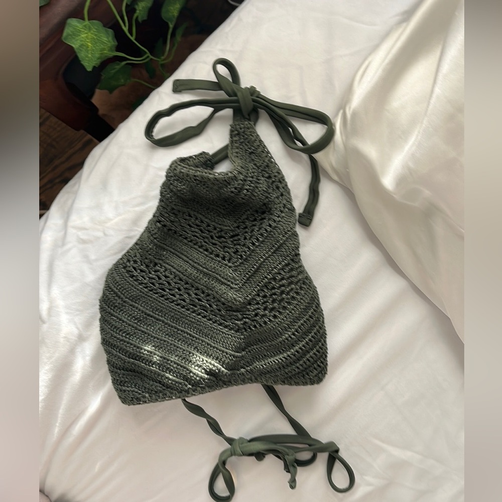 perfect lil bra/ tank green womens